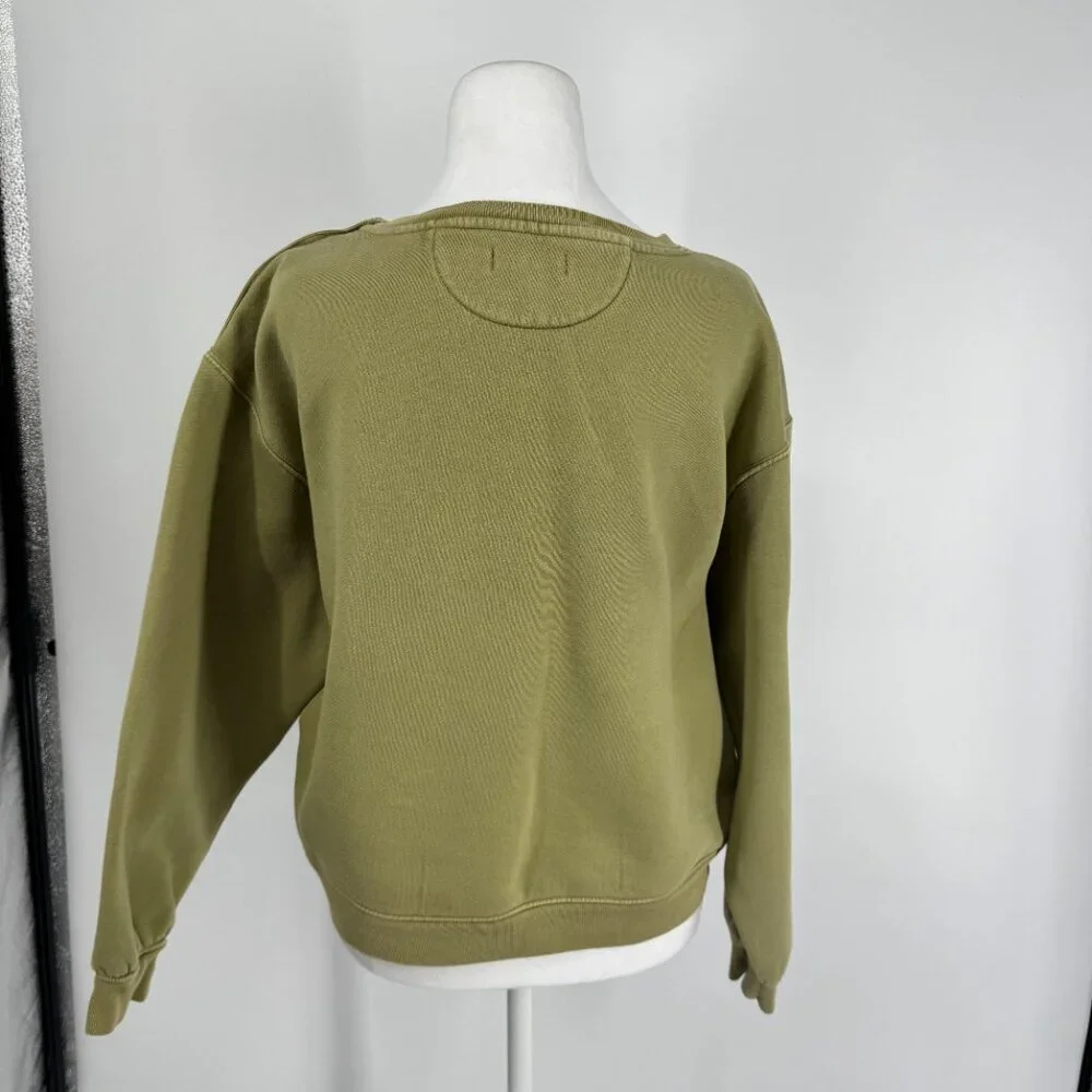 J.Crew Heritage Fleece Cropped Sweatshirt Size S